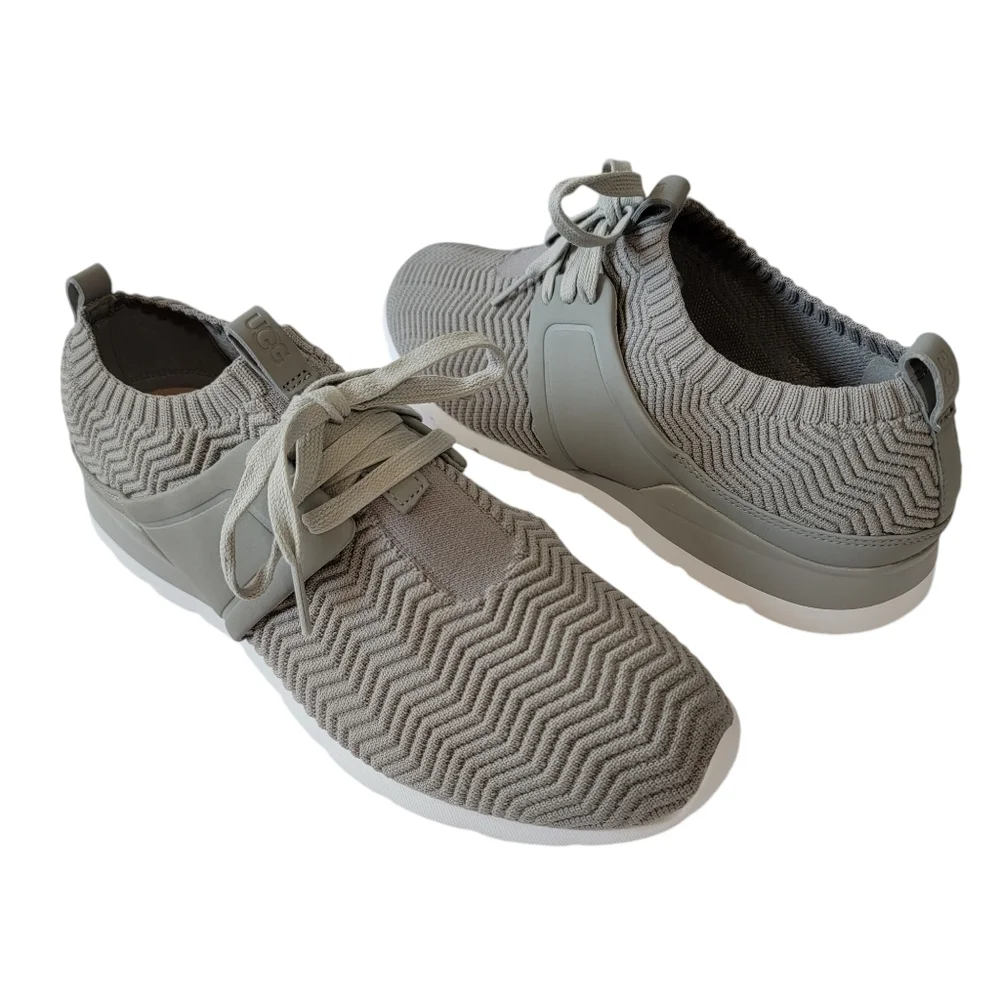 NEW UGG Treadlite Light Gray  Willows Sneakers 10 Sport Athleisure Gym Workout